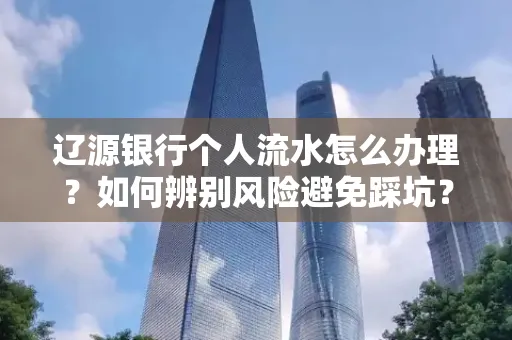辽源银行个人流水怎么办理？如何辨别风险避免踩坑？